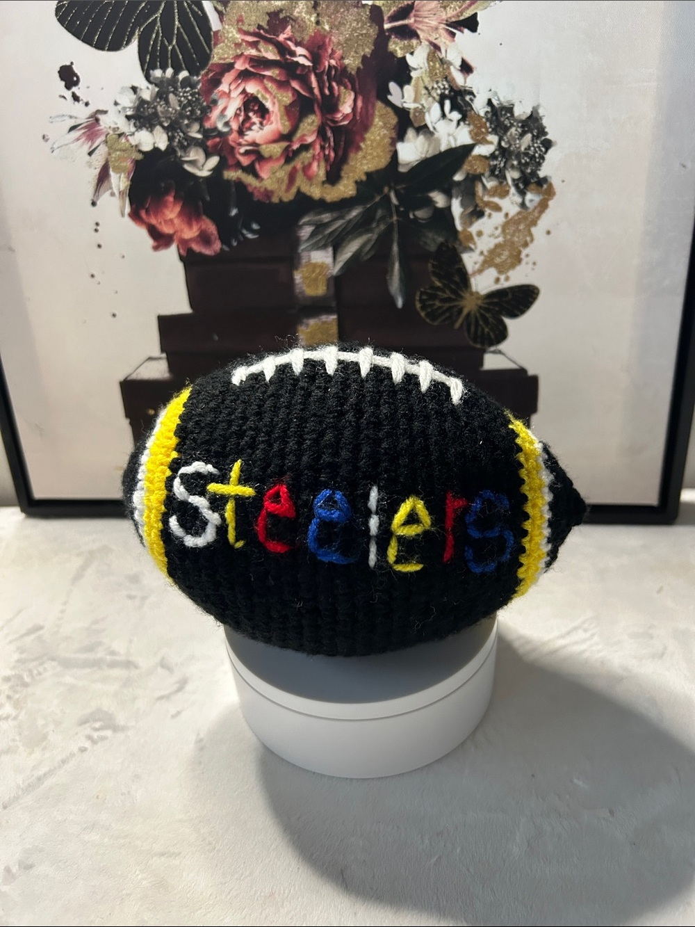 Football Plush custom made to order (no two will look exactly alike)